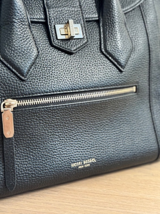 Henri Bendel Rivinton Backpack Convertible Black Leather main image 14